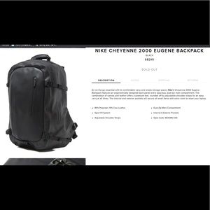 nike leather backpack